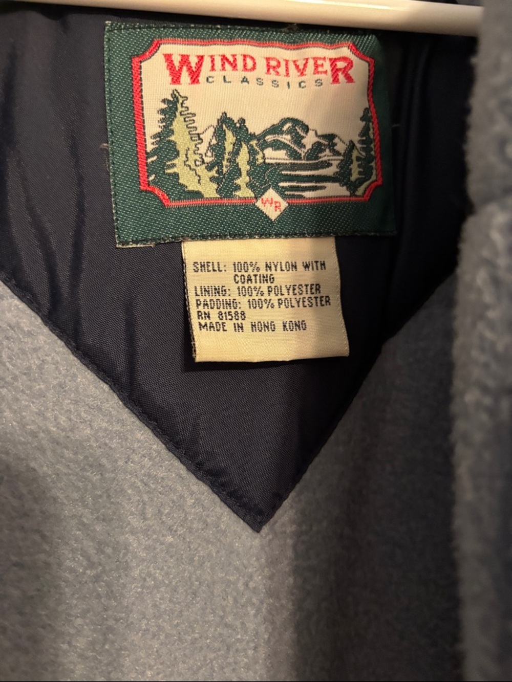 Navy Utility Puffer Vest with Multiple Pockets - Picture 3 of 5